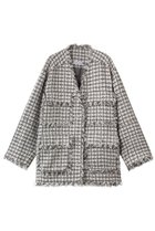 【メゾンスペシャル/MAISON SPECIAL】のFringe Tweed Long Jacket/フリンジツイードジャケット WHT(ホワイト)|ID: prp329100004924405 ipo3291000000036950346