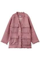 【メゾンスペシャル/MAISON SPECIAL】のFringe Tweed Long Jacket/フリンジツイードジャケット PNK(ピンク)|ID: prp329100004924405 ipo3291000000036950348