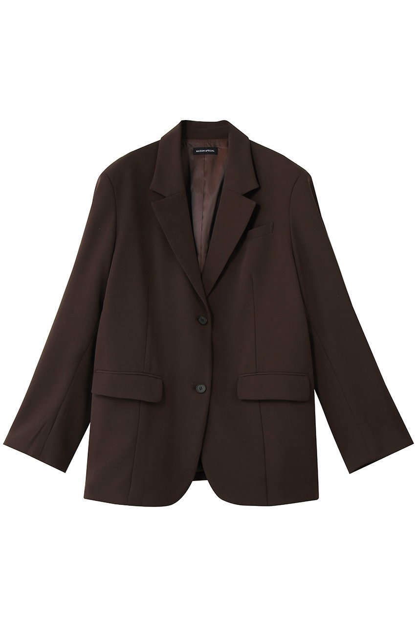 【メゾンスペシャル/MAISON SPECIAL】のColor Single Jacket/カラーシングルジャケット インテリア・キッズ・メンズ・レディースファッション・服の通販 founy(ファニー) 　ファッション　Fashion　レディースファッション　Fashion for Women　アウター　Coat / Outerwear Collection　レディースジャケット・軽アウター　Jackets　ジャケット　Jacket, Outerwear　セットアップ　Set-Up, Coordinated Outfit　テーラード　Tailored, Tailored Fit　ボトム　Bottoms, Lower Wear　リラックス　Relax, Relaxed Fit　おすすめ　Recommended / Our Picks　BRN(ブラウン)|ID: prp329100004924409 ipo3291000000036950370