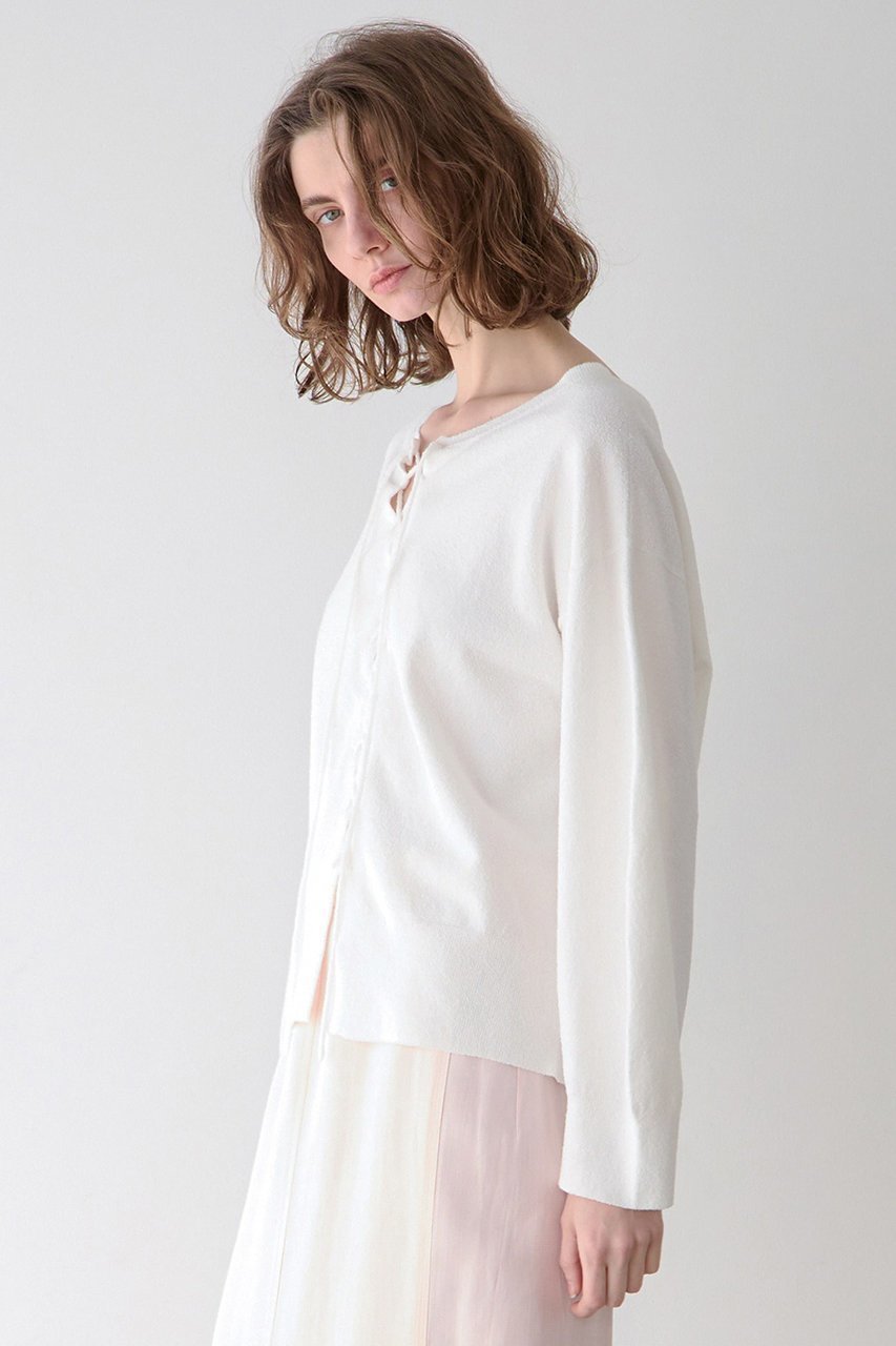 【マルティニーク/martinique】のブークレーレースアッププルオーバー(フロンタブル) 人気、トレンドファッション・服の通販 founy(ファニー) 　ファッション　Fashion　レディースファッション　Fashion for Women　トップス・カットソー　Cut & Sew Tops　ニット　Knit Tops & Sweaters　カジュアルプルオーバー・ニットトップス　Pullovers & Knit Tops / Casual Pullovers　おすすめ　Recommended / Our Picks　インナー　Innerwear　コンパクト　Compact, Small Size　トレンド　Trend, Trending Now　レース　Lace, Lace Fabric　other-2|ID: prp329100004924434 ipo3291000000036950571