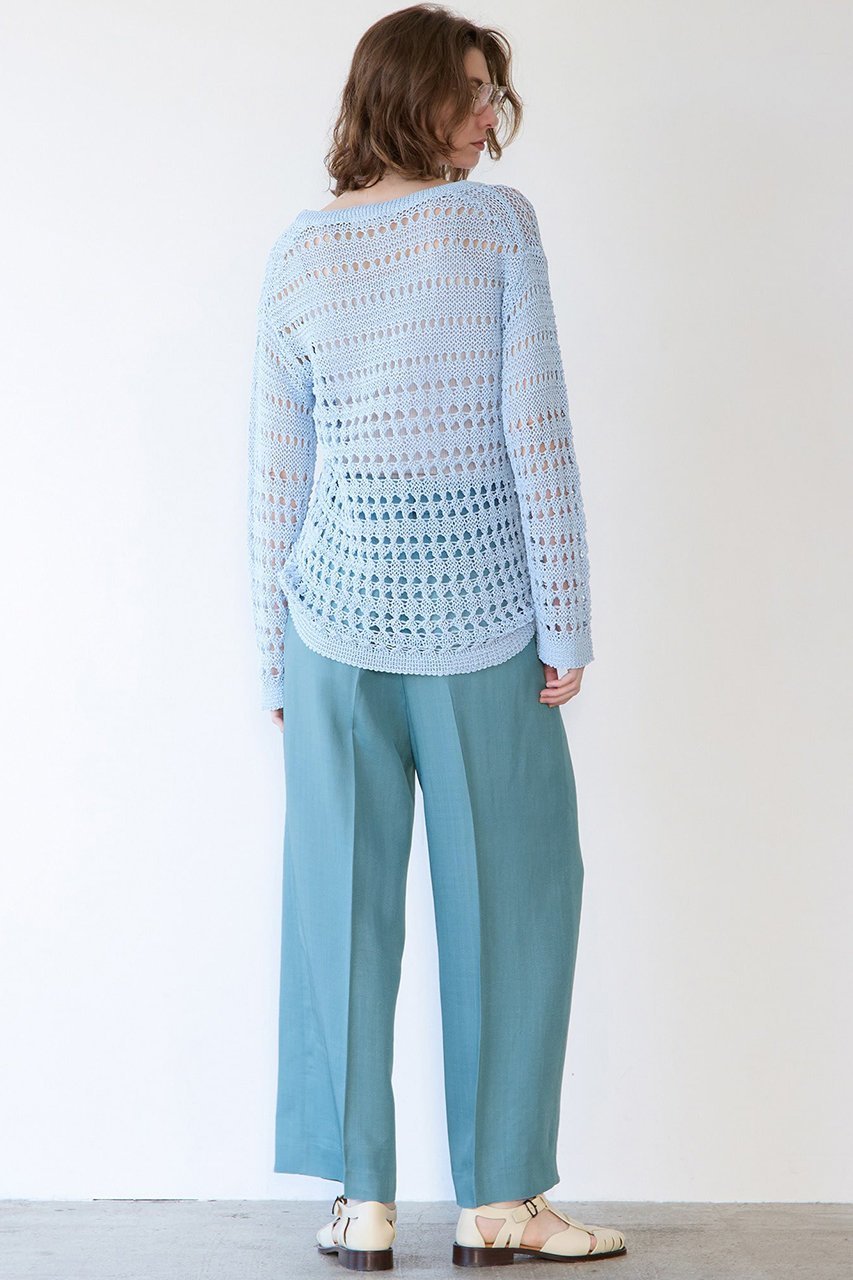 【マルティニーク/martinique】のライトメッシュニット 人気、トレンドファッション・服の通販 founy(ファニー) 　ファッション　Fashion　レディースファッション　Fashion for Women　トップス・カットソー　Cut & Sew Tops　ニット　Knit Tops & Sweaters　カジュアルプルオーバー・ニットトップス　Pullovers & Knit Tops / Casual Pullovers　おすすめ　Recommended / Our Picks　シルク　Silk, 100% Silk　フレア　Flare, Flared　ペーパー　Paper, Kraft Paper　ルーズ　Loose, Oversized　夏　Summer　other-6|ID: prp329100004924437 ipo3291000000036950596