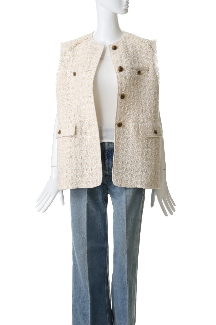 【シンゾーン/Shinzone】のツイードジレ 人気、トレンドファッション・服の通販 founy(ファニー) 　ファッション　Fashion　レディースファッション　Fashion for Women　アウター　Coat / Outerwear Collection　レディースジャケット・軽アウター　Jackets　ジャケット　Jacket, Outerwear　ツイード　Twill, Twill Weave　ベスト　Vest, Waistcoat　ポケット　Pocket, Pocket Detail　エレガント 上品　Elegant　切替　Switching, Contrast Panel　新作・新入荷　New Arrivals / New In　other-8|ID: prp329100004924480 ipo3291000000036950873