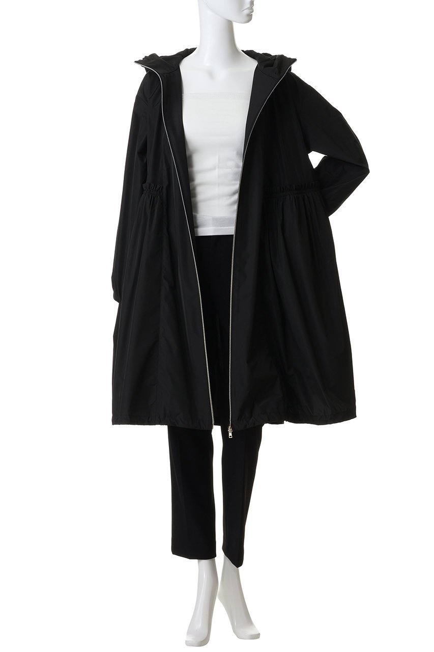 【ヘルノ/HERNO】のギャザー切替フーデッドコート 人気、トレンドファッション・服の通販 founy(ファニー) ファッション Fashion レディースファッション Fashion for Women アウター Coat / Outerwear Collection コート・ロングコート・ピーコート Long Coats, Peacoats & More ギャザー Gathered, Ruffled デニム Denim, Jeans Material ロング Long, Long-Length 切替 Switching, Contrast Panel 軽量 Lightweight, Ultra Light other-7|ID: prp329100004924496 ipo3291000000036950996