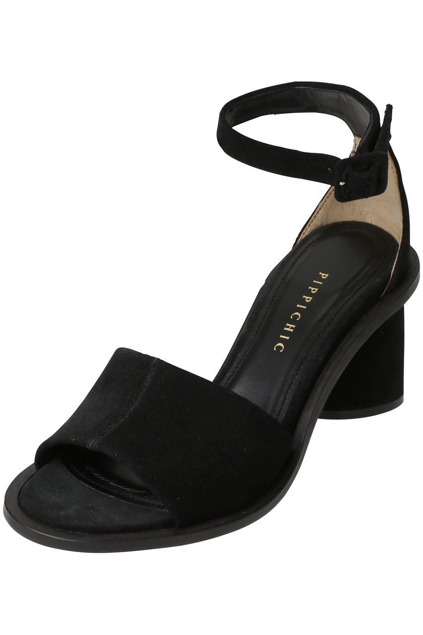 【ピッピシック/Pippichic】のMONA スエードアンクルベルトサンダル インテリア・キッズ・メンズ・レディースファッション・服の通販 founy(ファニー) 　ファッション　Fashion　レディースファッション　Fashion for Women　ベルト&ウエストマーク　Belts & Waist Accessories　アンクル　Ankle-Length Design　サンダル　Sandals, Summer Shoes　エレガント 上品　Elegant　ブラック|ID: prp329100004924577 ipo3291000000036951670