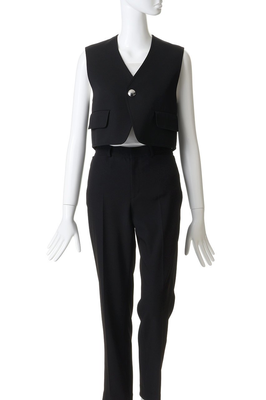 【ザ リラクス/THE RERACS】のショートベスト 人気、トレンドファッション・服の通販 founy(ファニー) 　ファッション　Fashion　レディースファッション　Fashion for Women　アウター　Coat / Outerwear Collection　レディースジャケット・軽アウター　Jackets　コンパクト　Compact, Small Size　ショート　Short, Short Length　シルバー　Silver, Metallic Silver　ジャケット　Jacket, Outerwear　ベスト　Vest, Waistcoat　other-2|ID: prp329100004924586 ipo3291000000036951724