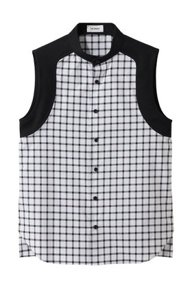 【ザ リラクス/THE RERACS】のバンドカラースリーブレスシャツ 人気、トレンドファッション・服の通販 founy(ファニー) ファッション Fashion レディースファッション Fashion for Women トップス・カットソー Cut & Sew Tops キャミソール&ノースリーブ Camisoles & Sleeveless Tops シャツ・ブラウス・オフィスカジュアル Elegant Blouses & Button-Ups コンパクト Compact, Small Size スラックス Slacks, Dress Pants チェック Check, Plaid, Tartan ノースリーブ Sleeveless, No-Sleeve マニッシュ Mannish, Boyish モダン Modern, Contemporary 無地 Plain, Solid Color |ID:prp329100004924589