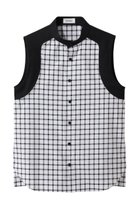 【ザ リラクス/THE RERACS】のバンドカラースリーブレスシャツ 人気、トレンドファッション・服の通販 founy(ファニー) ファッション Fashion レディースファッション Fashion for Women トップス・カットソー Cut & Sew Tops キャミソール&ノースリーブ Camisoles & Sleeveless Tops シャツ・ブラウス・オフィスカジュアル Elegant Blouses & Button-Ups コンパクト Compact, Small Size スラックス Slacks, Dress Pants チェック Check, Plaid, Tartan ノースリーブ Sleeveless, No-Sleeve マニッシュ Mannish, Boyish モダン Modern, Contemporary 無地 Plain, Solid Color thumbnail ウィリアムチェックXL|ID: prp329100004924589 ipo3291000000036951741