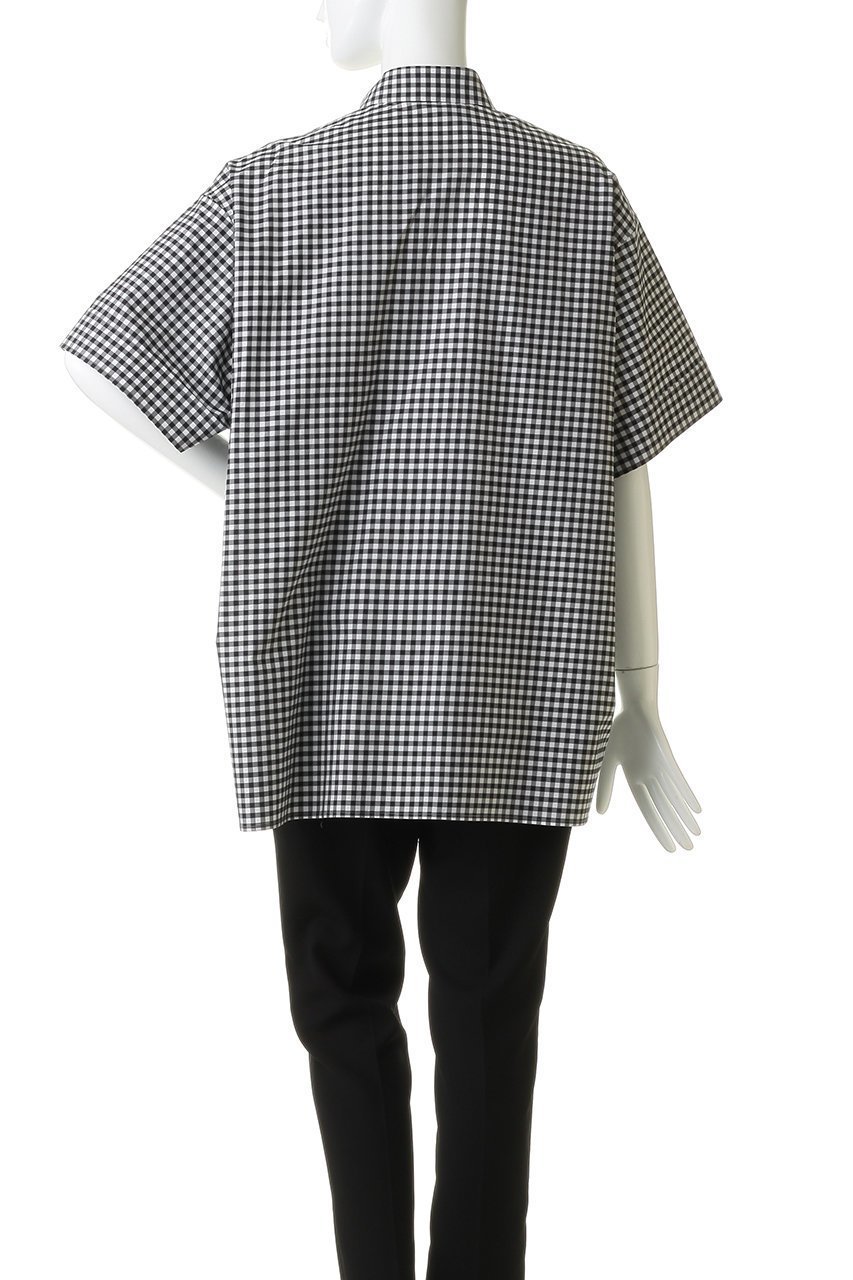 【ザ リラクス/THE RERACS】のコットンショートスリーブパーフェクトシャツ 人気、トレンドファッション・服の通販 founy(ファニー) 　ファッション　Fashion　レディースファッション　Fashion for Women　トップス・カットソー　Cut & Sew Tops　シャツ・ブラウス・オフィスカジュアル　Elegant Blouses & Button-Ups　ショート　Short, Short Length　スリーブ　Sleeve, Long Sleeve / Short Sleeve　センター　Center, Center Line　チェック　Check, Plaid, Tartan　デニム　Denim, Jeans Material　フィット　Fit, Slim Fit　新作・新入荷　New Arrivals / New In　other-4|ID: prp329100004924592 ipo3291000000036951765