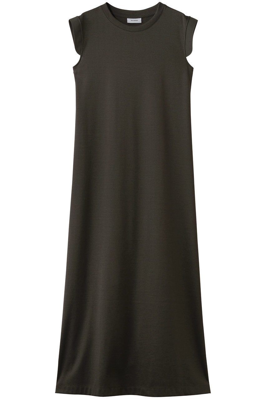 【ザ リラクス/THE RERACS】のショルダースイッチングタンクトップドレス インテリア・キッズ・メンズ・レディースファッション・服の通販 founy(ファニー) 　ファッション　Fashion　レディースファッション　Fashion for Women　ワンピース　Dresses　フォーマル・パーティードレス・結婚式用ドレス　Elegant & Casual Dresses　チュニック　Tunic Tops & Dresses　スニーカー　Sneakers, Trainers　タンク　Tank Top, Sleeveless Top　ダウン　Down, Puffer　チュニック　Tunic, Long Top　ドレス　Dress, One-Piece　フレア　Flare, Flared　ロング　Long, Long-Length　再入荷　Restock / Back in Stock　ガンメタルグレー|ID: prp329100004924604 ipo3291000000036951842