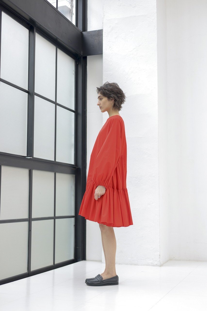 【マーレット/MERLETTE】の【日本限定】BYWARD ギャザースリーブ ティアードドレス 人気、トレンドファッション・服の通販 founy(ファニー) 　ファッション　Fashion　レディースファッション　Fashion for Women　ワンピース　Dresses　フォーマル・パーティードレス・結婚式用ドレス　Elegant & Casual Dresses　チュニック　Tunic Tops & Dresses　オケージョン　Occasion Wear　ギャザー　Gathered, Ruffled　シューズ　Shoes, Footwear　スリーブ　Sleeve, Long Sleeve / Short Sleeve　チュニック　Tunic, Long Top　ドレス　Dress, One-Piece　フェミニン　Feminine, Girly　モダン　Modern, Contemporary　夏　Summer　other-7|ID: prp329100004924648 ipo3291000000036952139