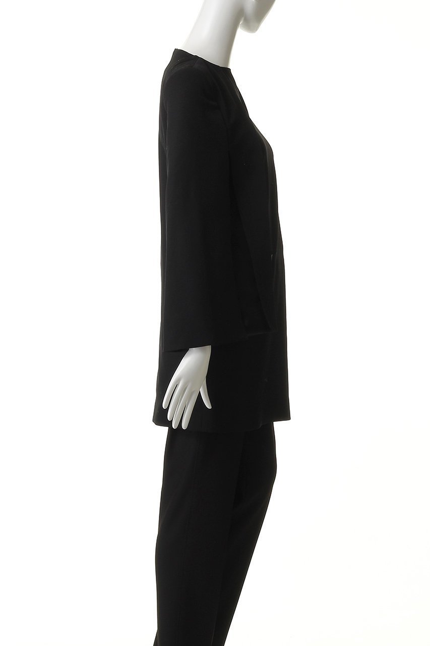 【チノ/CINOH】の【BLACK FORMAL】スリット スリーブ チュニックドレス 人気、トレンドファッション・服の通販 founy(ファニー) 　ファッション　Fashion　レディースファッション　Fashion for Women　ワンピース　Dresses　フォーマル・パーティードレス・結婚式用ドレス　Elegant & Casual Dresses　チュニック　Tunic Tops & Dresses　エレガント 上品　Elegant　サテン　Satin, Glossy Fabric　スリット　Slit, Slit Detail　スリーブ　Sleeve, Long Sleeve / Short Sleeve　チュニック　Tunic, Long Top　ドレス　Dress, One-Piece　ポケット　Pocket, Pocket Detail　マニッシュ　Mannish, Boyish　other-3|ID: prp329100004924659 ipo3291000000036952238