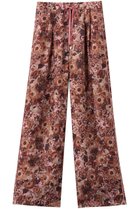 【ルール ロジェット/leur logette】のフラワープリントキュプラパンツ 人気、トレンドファッション・服の通販 founy(ファニー) ファッション Fashion レディースファッション Fashion for Women パンツ Pants & Trousers キュプラ Cupro, Eco Fabric フラワー Flower, Floral プリント Print, Printed Pattern リボン Ribbon, Bow リラックス Relax, Relaxed Fit thumbnail ブラウン|ID: prp329100004924668 ipo3291000000036952316