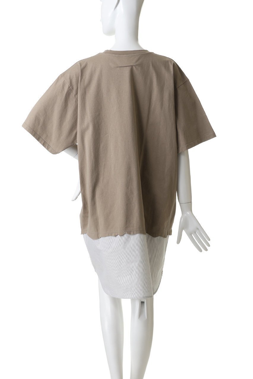 【エムエム6 メゾン マルタン マルジェラ/MM6 Maison Martin Margiela】のTシャツドレス 人気、トレンドファッション・服の通販 founy(ファニー) 　ファッション　Fashion　レディースファッション　Fashion for Women　ワンピース　Dresses　フォーマル・パーティードレス・結婚式用ドレス　Elegant & Casual Dresses　チュニック　Tunic Tops & Dresses　おすすめ　Recommended / Our Picks　チュニック　Tunic, Long Top　デニム　Denim, Jeans Material　ドッキング　Docking, Mixed Material　ドレス　Dress, One-Piece　レギンス　Leggings, Stretch Pants　other-4|ID: prp329100004924670 ipo3291000000036952329