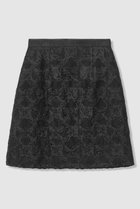 【アルアバイル/allureville】の【LOULOU WILLOUGHBY】コード刺繍ミニスカート ブラック|ID: prp329100004924683 ipo3291000000036952408