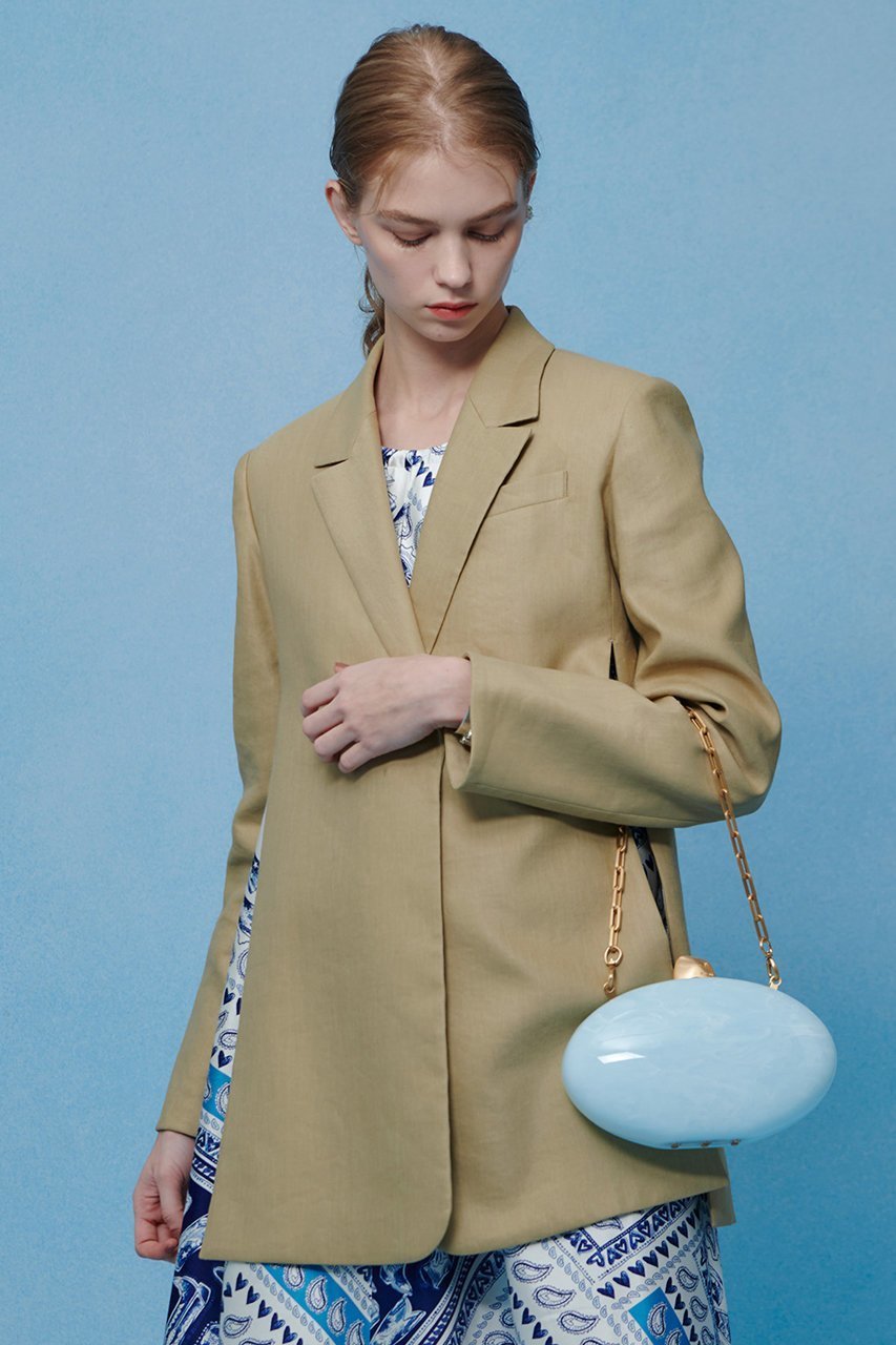 【アルアバイル/allureville】の【LOULOU WILLOUGHBY】NALYA リネンストレッチベルトジャケット 人気、トレンドファッション・服の通販 founy(ファニー) 　ファッション　Fashion　レディースファッション　Fashion for Women　アウター　Coat / Outerwear Collection　レディースジャケット・軽アウター　Jackets　ベルト&ウエストマーク　Belts & Waist Accessories　ジャケット　Jacket, Outerwear　スリット　Slit, Slit Detail　ファブリック　Fabric, Textile　ロング　Long, Long-Length　新作・新入荷　New Arrivals / New In　other-3|ID: prp329100004924687 ipo3291000000036952443