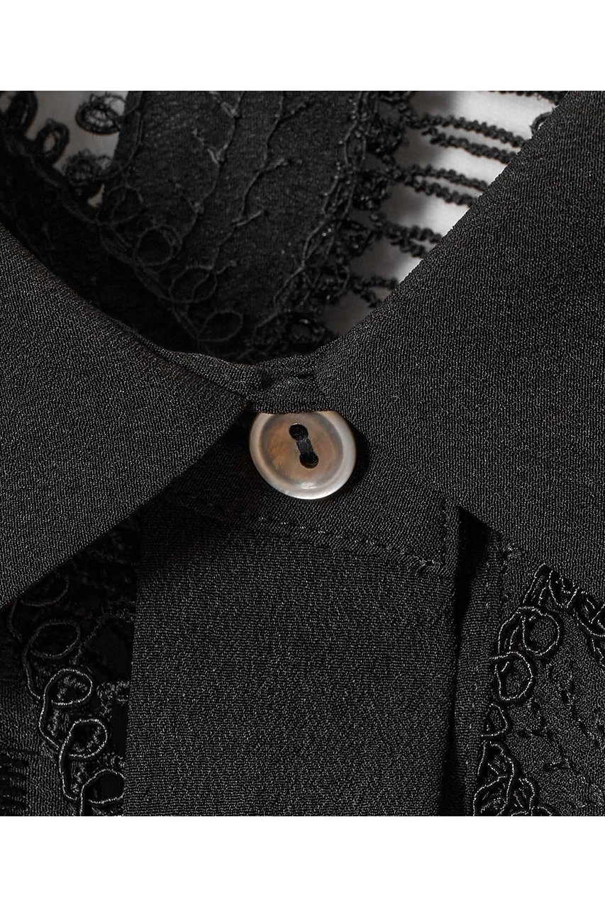 【アナイ/ANAYI】の【セットアップ対象商品】リーフコード刺繍半袖 ブラウス 人気、トレンドファッション・服の通販 founy(ファニー) ファッション Fashion レディースファッション Fashion for Women トップス・カットソー Cut & Sew Tops シャツ・ブラウス・オフィスカジュアル Elegant Blouses & Button-Ups おすすめ Recommended / Our Picks エンブロイダリー Embroidery Design ショート Short, Short Length スリーブ Sleeve, Long Sleeve / Short Sleeve セットアップ Set-Up, Coordinated Outfit バランス Balance, Style Balance モチーフ Motif, Design Theme リーフ Leaf, Botanical Leaf 半袖 Short Sleeve, Half Sleeve 無地 Plain, Solid Color other-6|ID: prp329100004924713 ipo3291000000036952685