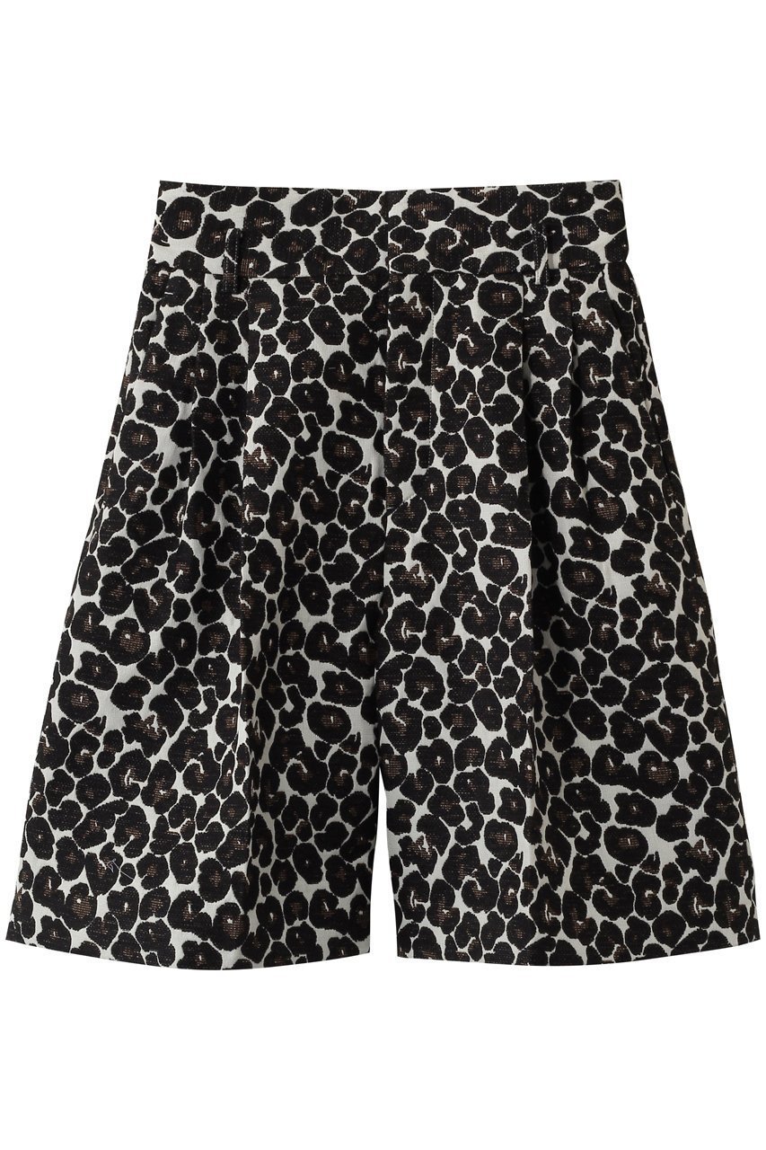 【アンクレイヴ/uncrave】のレオパードジャガード ショートトラウザー 人気、トレンドファッション・服の通販 founy(ファニー) 　ファッション　Fashion　レディースファッション　Fashion for Women　パンツ　Pants & Trousers　ショートパンツ・ハーフパンツ　High-Waisted & Relaxed Shorts　アクリル　Acrylic Material　ショート　Short, Short Length　ジャカード／ジャガード　Jacquard, Woven Pattern　ダメージ　Distressed, Destroyed　フロント　Front, Front Design　ブルゾン　Blouson, Bomber Jacket　ベーシック　Basic, Essential　レオパード　Leopard, Animal Print　 other-1|ID: prp329100004924725 ipo3291000000036952819