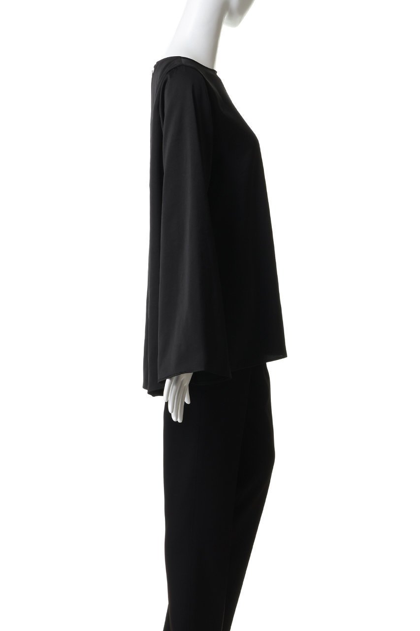 【ハー/HER.】のサテンフレアスリーブブラウス 人気、トレンドファッション・服の通販 founy(ファニー) 　ファッション　Fashion　レディースファッション　Fashion for Women　トップス・カットソー　Cut & Sew Tops　シャツ・ブラウス・オフィスカジュアル　Elegant Blouses & Button-Ups　おすすめ　Recommended / Our Picks　サテン　Satin, Glossy Fabric　シンプル　Simple, Minimal　スリーブ　Sleeve, Long Sleeve / Short Sleeve　セットアップ　Set-Up, Coordinated Outfit　フレア　Flare, Flared　ロング　Long, Long-Length　other-3|ID: prp329100004924731 ipo3291000000036952873