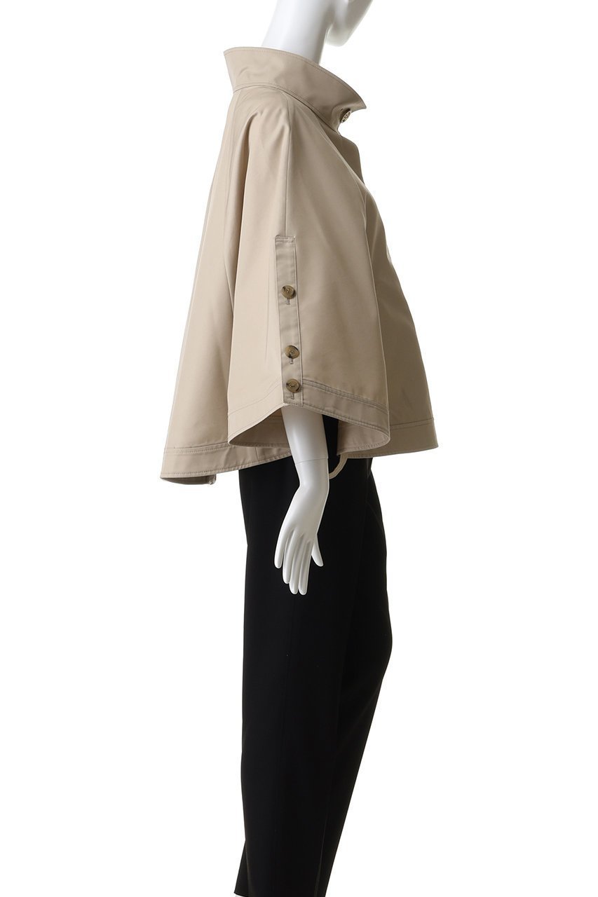 【アナイ/ANAYI】のハッスイツイルケープスタンドコート 人気、トレンドファッション・服の通販 founy(ファニー) 　ファッション　Fashion　レディースファッション　Fashion for Women　アウター　Coat / Outerwear Collection　コート・ロングコート・ピーコート　Long Coats, Peacoats & More　おすすめ　Recommended / Our Picks　ショート　Short, Short Length　ツイル　Twist, Twisted Detail　春　Spring　other-3|ID: prp329100004924749 ipo3291000000036953022