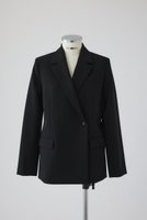 【リムアーク/RIM.ARK】のDouble cloth wrapped JK/ジャケット 人気、トレンドファッション・服の通販 founy(ファニー) ファッション Fashion レディースファッション Fashion for Women アウター Coat / Outerwear Collection レディースジャケット・軽アウター Jackets アシンメトリー Asymmetrical Style ジャケット Jacket, Outerwear ストレッチ Stretch, Stretchy Fabric セットアップ Set-Up, Coordinated Outfit ダブル Double, Double-Breasted フロント Front, Front Design リュクス Luxury, Elegant, High-End, Chic エレガント 上品 Elegant |ID:prp329100004924751