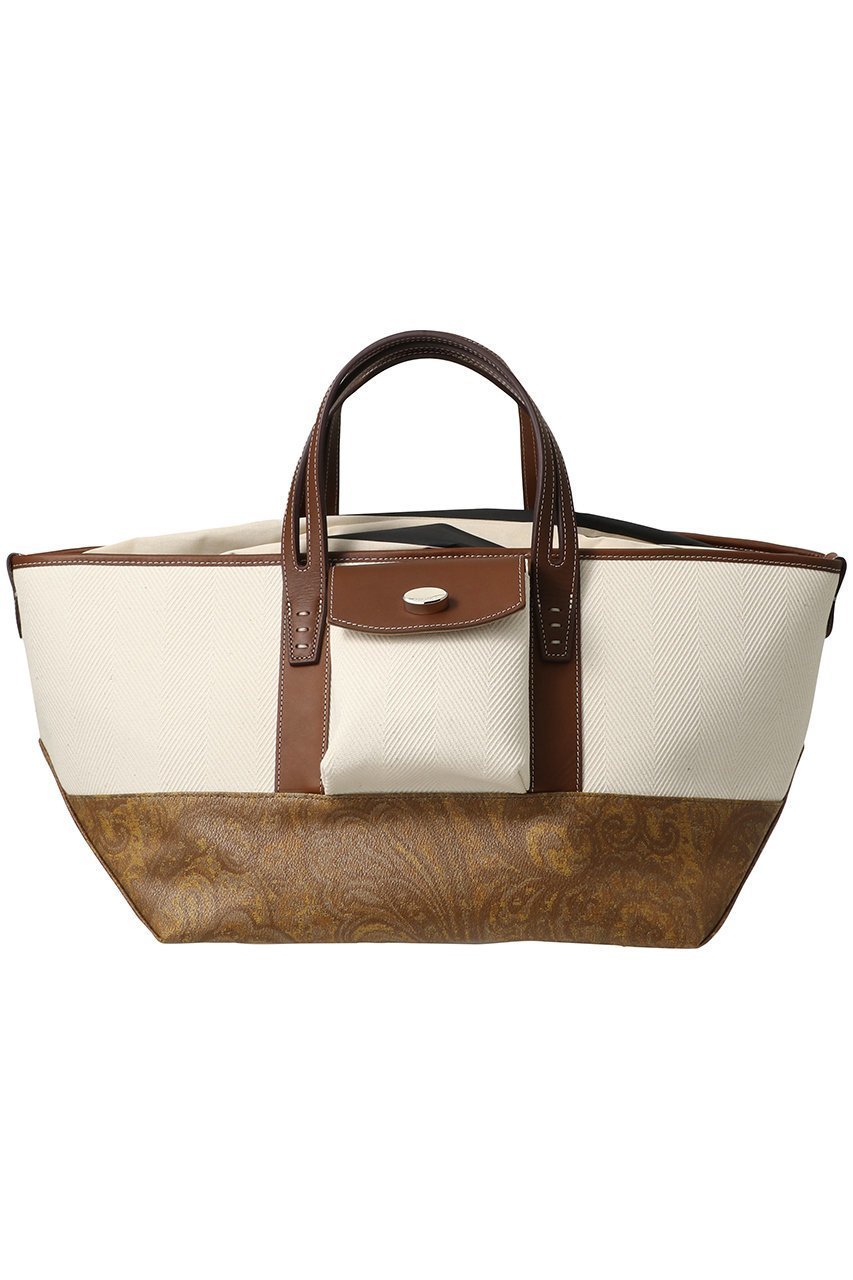 【ア ヴァケーション/A VACATION】のLAND スカーフ付きトートバッグ インテリア・キッズ・メンズ・レディースファッション・服の通販 founy(ファニー) 　ファッション　Fashion　レディースファッション　Fashion for Women　バッグ　Bags　アウトドア　Outdoor Clothing　コーティング　Coating, Coated Finish　ジャカード／ジャガード　Jacquard, Woven Pattern　スカーフ　Scarf, Neckwear　ストライプ　Stripe, Striped Pattern　フィット　Fit, Slim Fit　フォルム　Silhouette, Form　フラップ　Flap, Flap Pocket　フロント　Front, Front Design　ポケット　Pocket, Pocket Detail　マスタードペイズリー|ID: prp329100004924756 ipo3291000000036953101