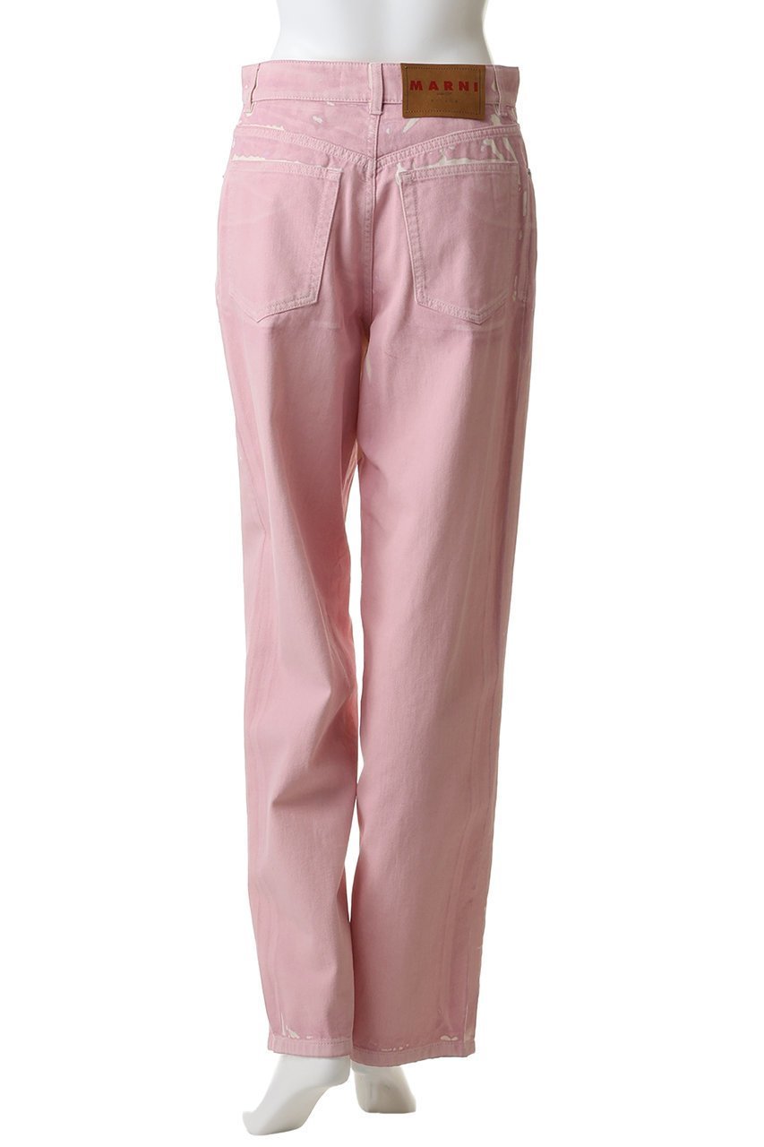 【マルニ/MARNI】のカラープリントライトデニムパンツ 人気、トレンドファッション・服の通販 founy(ファニー) 　ファッション　Fashion　レディースファッション　Fashion for Women　パンツ　Pants & Trousers　デニムパンツ・ジーンズ・美脚デニム　Denim Jeans & Pants　ストレート　Straight, Straight Cut　デニム　Denim, Jeans Material　バランス　Balance, Style Balance　ワイド　Wide, Wide Fit　other-4|ID: prp329100004924763 ipo3291000000036953157