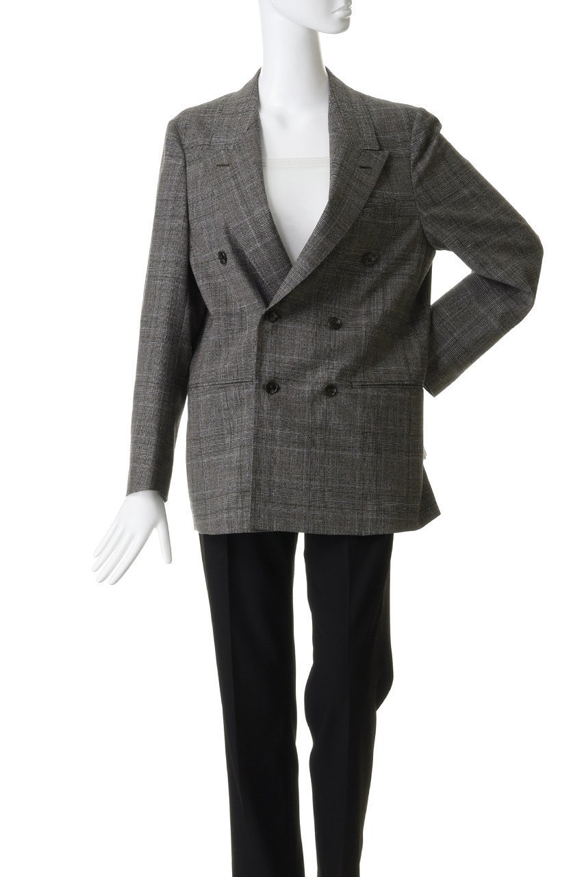 【クチュールドアダム/COUTURE D'ADAM】のグレンチェックダブルジャケット 人気、トレンドファッション・服の通販 founy(ファニー) 　ファッション　Fashion　レディースファッション　Fashion for Women　アウター　Coat / Outerwear Collection　レディースジャケット・軽アウター　Jackets　ジャケット　Jacket, Outerwear　チェック　Check, Plaid, Tartan　ドレス　Dress, One-Piece　リラックス　Relax, Relaxed Fit　other-2|ID: prp329100004924777 ipo3291000000036953250