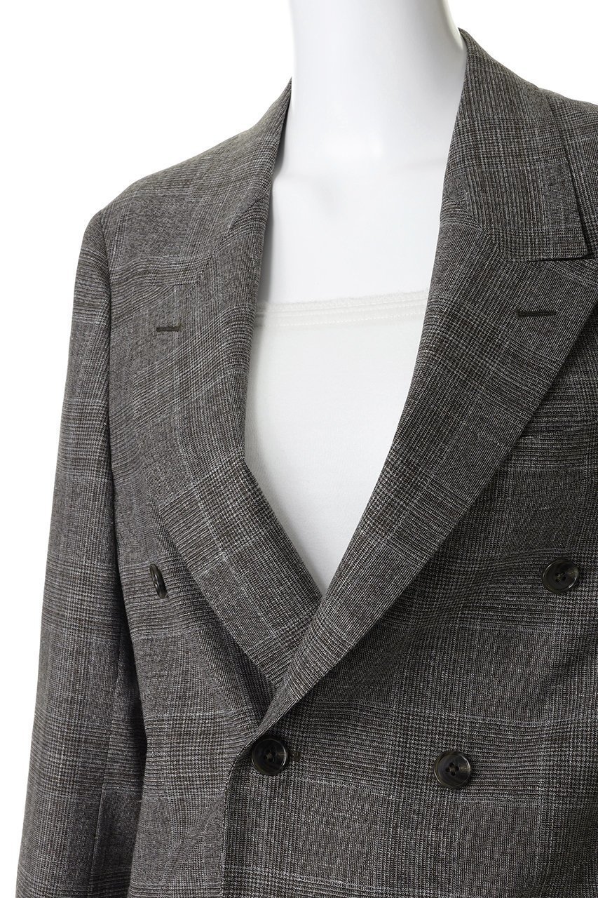 【クチュールドアダム/COUTURE D'ADAM】のグレンチェックダブルジャケット 人気、トレンドファッション・服の通販 founy(ファニー) 　ファッション　Fashion　レディースファッション　Fashion for Women　アウター　Coat / Outerwear Collection　レディースジャケット・軽アウター　Jackets　ジャケット　Jacket, Outerwear　チェック　Check, Plaid, Tartan　ドレス　Dress, One-Piece　リラックス　Relax, Relaxed Fit　other-5|ID: prp329100004924777 ipo3291000000036953253