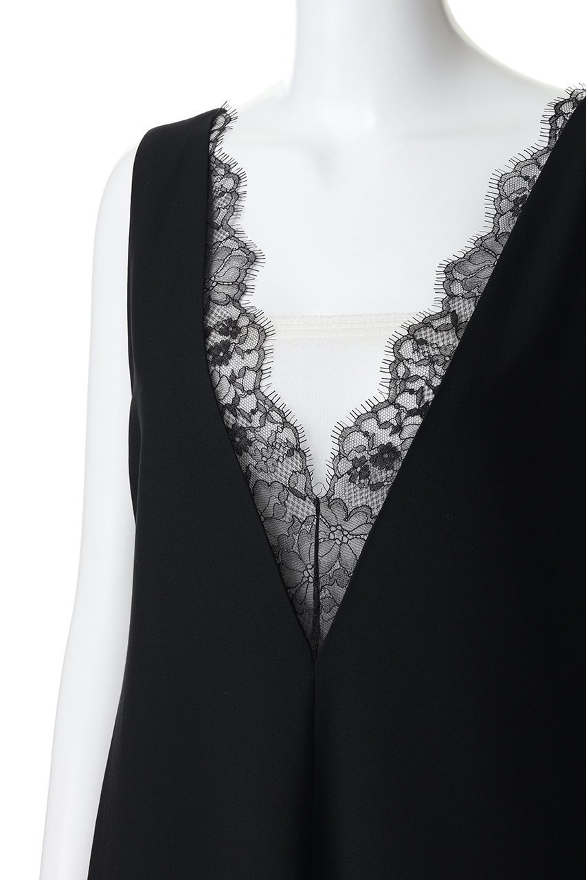 【ジェイドット/j.】のビスコースストレッチ コンビレースワンピース 人気、トレンドファッション・服の通販 founy(ファニー) 　ファッション　Fashion　レディースファッション　Fashion for Women　ワンピース　Dresses　チュニック　Tunic Tops & Dresses　ストレッチ　Stretch, Stretchy Fabric　チュニック　Tunic, Long Top　フェミニン　Feminine, Girly　リュクス　Luxury, Elegant, High-End, Chic　レース　Lace, Lace Fabric　ロング　Long, Long-Length　other-5|ID: prp329100004924779 ipo3291000000036953278