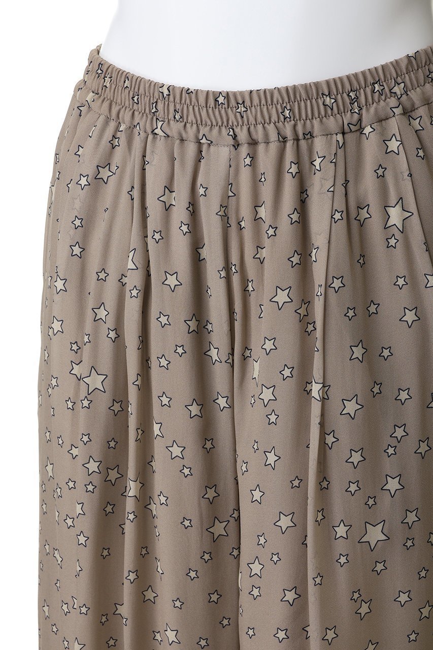 【クチュールドアダム/COUTURE D'ADAM】のスターダストプリントワイドパンツ 人気、トレンドファッション・服の通販 founy(ファニー) 　ファッション　Fashion　レディースファッション　Fashion for Women　パンツ　Pants & Trousers　エレガント 上品　Elegant　ドレープ　Drape, Draping Fabric　バランス　Balance, Style Balance　パターン　Pattern, Design Print　プリント　Print, Printed Pattern　ワイド　Wide, Wide Fit　other-5|ID: prp329100004924786 ipo3291000000036953335