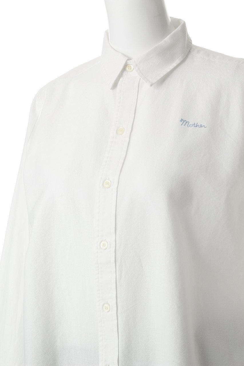 【マザー/MOTHER】のTHE BESTIE ロングスリーブシャツ (WHT) 人気、トレンドファッション・服の通販 founy(ファニー) 　ファッション　Fashion　レディースファッション　Fashion for Women　トップス・カットソー　Cut & Sew Tops　シャツ・ブラウス・オフィスカジュアル　Elegant Blouses & Button-Ups　スタンダード　Standard, Basic　スリーブ　Sleeve, Long Sleeve / Short Sleeve　トレンド　Trend, Trending Now　ボトム　Bottoms, Lower Wear　ロング　Long, Long-Length　定番　Standard, Basic Item　other-5|ID: prp329100004924807 ipo3291000000036953507