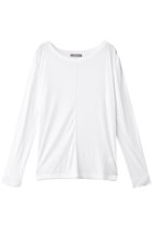 【エリオポール/heliopole】の【smooth skin series】ワイドクルーネックカットソー 人気、トレンドファッション・服の通販 founy(ファニー) ファッション Fashion レディースファッション Fashion for Women トップス・カットソー Cut & Sew Tops シャツ・ブラウス・オフィスカジュアル Elegant Blouses & Button-Ups ロングTシャツ・Tシャツ Longline T-Shirts & Tees カットソー・ベーシックTシャツ Cut-and-Sewn Tops / Stretch Tees & Basics キャミ Camisole, Cami Top スリーブ Sleeve, Long Sleeve / Short Sleeve ビスチェ Bustier, Corset Top ロング Long, Long-Length 定番 Standard, Basic Item A/W・秋冬 Autumn/Winter thumbnail アイボリー|ID: prp329100004924817 ipo3291000000036953571