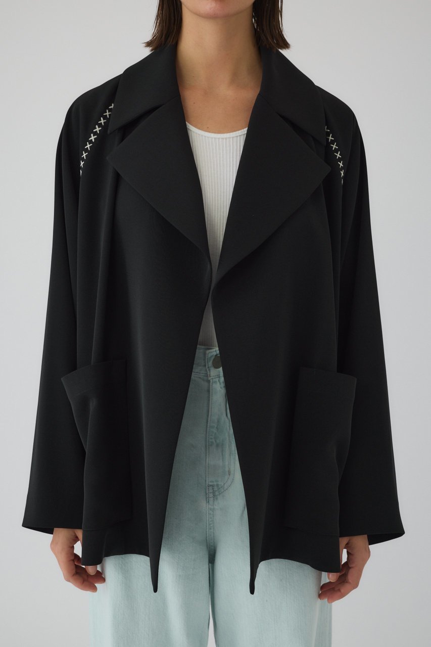 【リムアーク/RIM.ARK】のHidden detail over trench/トレンチコート 人気、トレンドファッション・服の通販 founy(ファニー) 　ファッション　Fashion　レディースファッション　Fashion for Women　アウター　Coat / Outerwear Collection　コート・ロングコート・ピーコート　Long Coats, Peacoats & More　トレンチコート / 春秋の定番アウター　Trench Coats　スタンド　Stand Collar, Upright Stand　トレンチ　Trench, Trench Coat　ルーズ　Loose, Oversized　ロング　Long, Long-Length　ワイド　Wide, Wide Fit　エレガント 上品　Elegant　 other-1|ID: prp329100004924820 ipo3291000000036953589