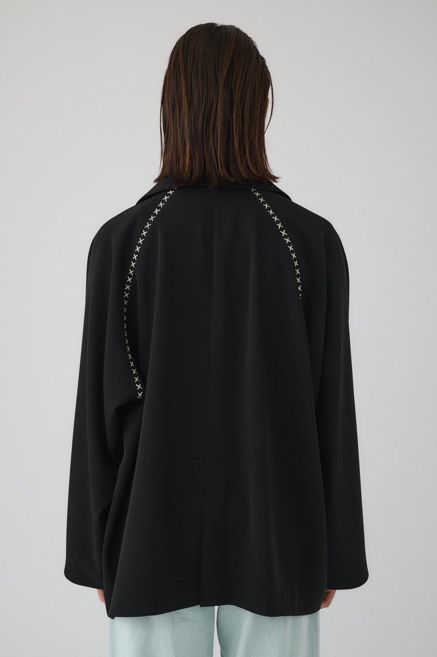 【リムアーク/RIM.ARK】のHidden detail over trench/トレンチコート 人気、トレンドファッション・服の通販 founy(ファニー) 　ファッション　Fashion　レディースファッション　Fashion for Women　アウター　Coat / Outerwear Collection　コート・ロングコート・ピーコート　Long Coats, Peacoats & More　トレンチコート / 春秋の定番アウター　Trench Coats　スタンド　Stand Collar, Upright Stand　トレンチ　Trench, Trench Coat　ルーズ　Loose, Oversized　ロング　Long, Long-Length　ワイド　Wide, Wide Fit　エレガント 上品　Elegant　other-4|ID: prp329100004924820 ipo3291000000036953595