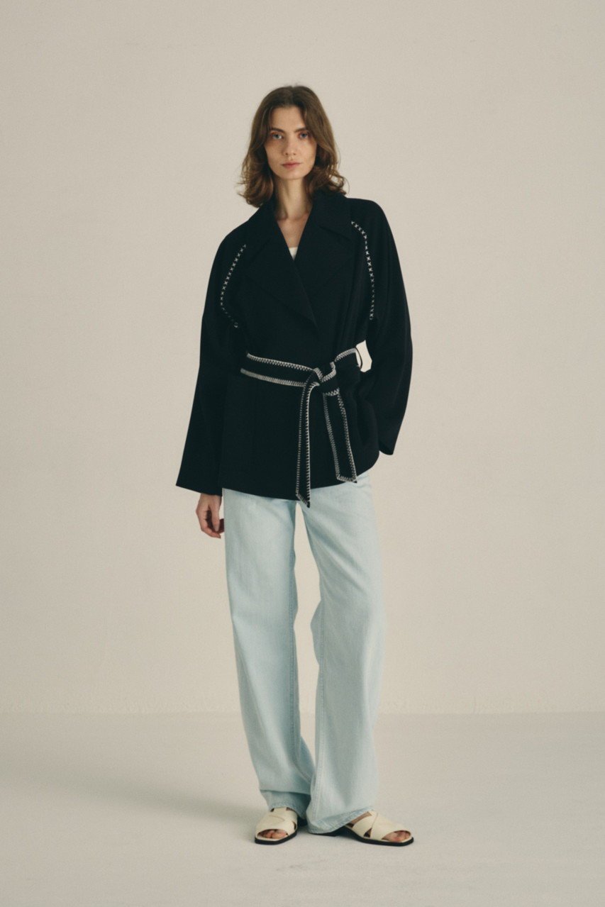 【リムアーク/RIM.ARK】のHidden detail over trench/トレンチコート 人気、トレンドファッション・服の通販 founy(ファニー) 　ファッション　Fashion　レディースファッション　Fashion for Women　アウター　Coat / Outerwear Collection　コート・ロングコート・ピーコート　Long Coats, Peacoats & More　トレンチコート / 春秋の定番アウター　Trench Coats　スタンド　Stand Collar, Upright Stand　トレンチ　Trench, Trench Coat　ルーズ　Loose, Oversized　ロング　Long, Long-Length　ワイド　Wide, Wide Fit　エレガント 上品　Elegant　other-8|ID: prp329100004924820 ipo3291000000036953600