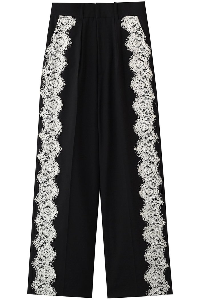 【メゾンスペシャル/MAISON SPECIAL】のSide Lace Slacks/サイドレーススラックス インテリア・キッズ・メンズ・レディースファッション・服の通販 founy(ファニー) https://founy.com/ ファッション Fashion レディースファッション Fashion for Women パンツ Pants & Trousers おすすめ Recommended / Our Picks クラシック Classic, Timeless Style ジャケット Jacket, Outerwear スポーティ Sporty, Casual Athletic スラックス Slacks, Dress Pants フェミニン Feminine, Girly レース Lace, Lace Fabric |ID: prp329100004924827 ipo3291000000036953654