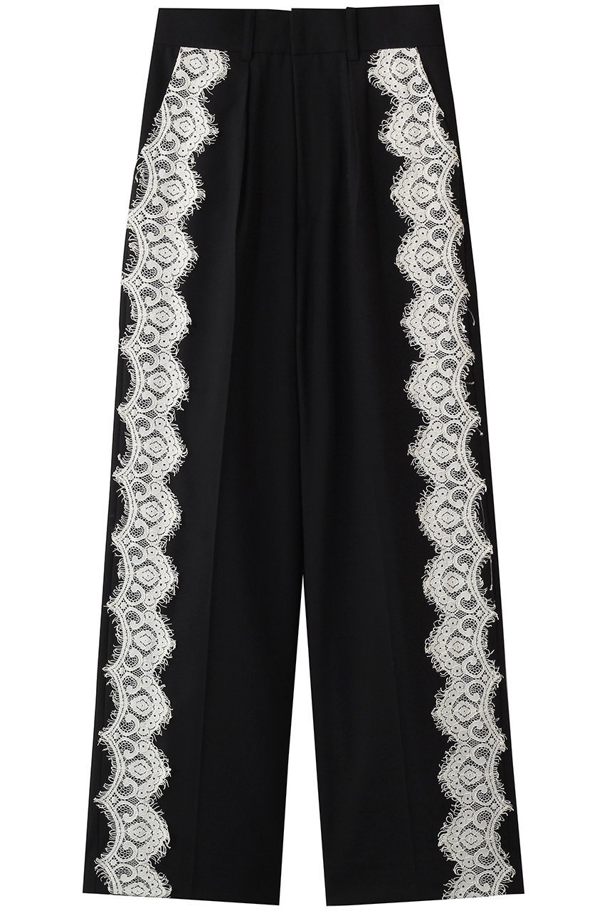 【メゾンスペシャル/MAISON SPECIAL】のSide Lace Slacks/サイドレーススラックス 人気、トレンドファッション・服の通販 founy(ファニー) 　ファッション　Fashion　レディースファッション　Fashion for Women　パンツ　Pants & Trousers　おすすめ　Recommended / Our Picks　クラシック　Classic, Timeless Style　ジャケット　Jacket, Outerwear　スポーティ　Sporty, Casual Athletic　スラックス　Slacks, Dress Pants　フェミニン　Feminine, Girly　レース　Lace, Lace Fabric　 other-1|ID: prp329100004924827 ipo3291000000036953654