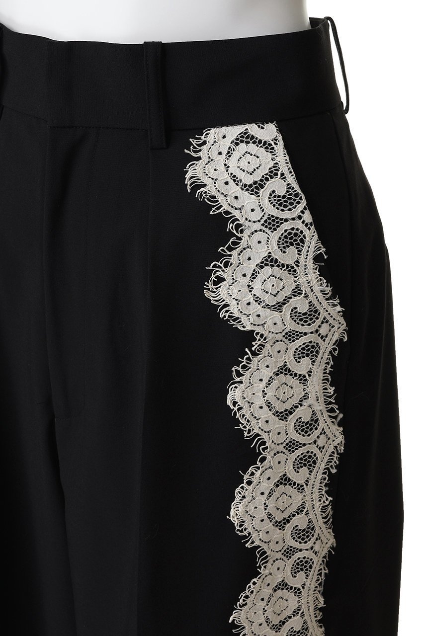 【メゾンスペシャル/MAISON SPECIAL】のSide Lace Slacks/サイドレーススラックス 人気、トレンドファッション・服の通販 founy(ファニー) 　ファッション　Fashion　レディースファッション　Fashion for Women　パンツ　Pants & Trousers　おすすめ　Recommended / Our Picks　クラシック　Classic, Timeless Style　ジャケット　Jacket, Outerwear　スポーティ　Sporty, Casual Athletic　スラックス　Slacks, Dress Pants　フェミニン　Feminine, Girly　レース　Lace, Lace Fabric　other-5|ID: prp329100004924827 ipo3291000000036953664