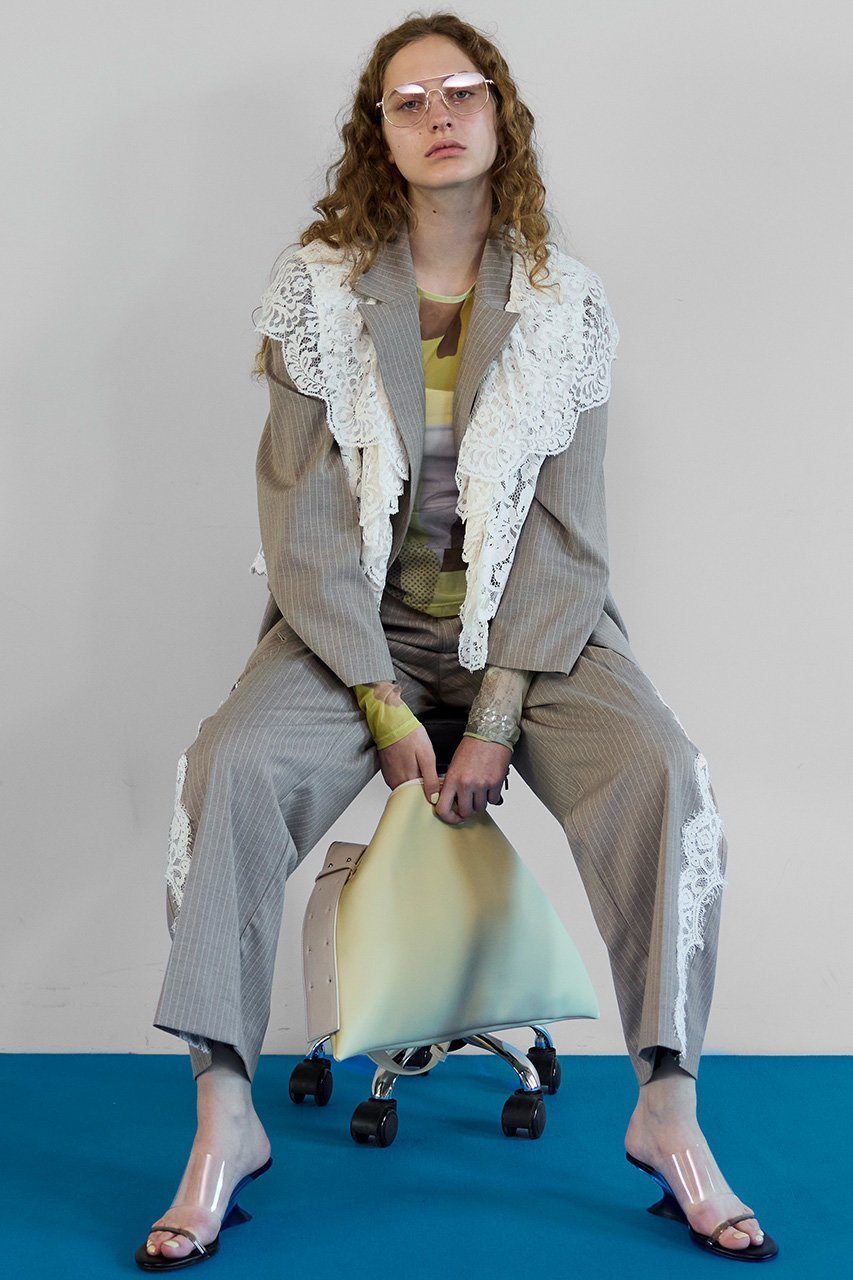 【メゾンスペシャル/MAISON SPECIAL】のSide Lace Slacks/サイドレーススラックス 人気、トレンドファッション・服の通販 founy(ファニー) 　ファッション　Fashion　レディースファッション　Fashion for Women　パンツ　Pants & Trousers　おすすめ　Recommended / Our Picks　クラシック　Classic, Timeless Style　ジャケット　Jacket, Outerwear　スポーティ　Sporty, Casual Athletic　スラックス　Slacks, Dress Pants　フェミニン　Feminine, Girly　レース　Lace, Lace Fabric　other-6|ID: prp329100004924827 ipo3291000000036953665