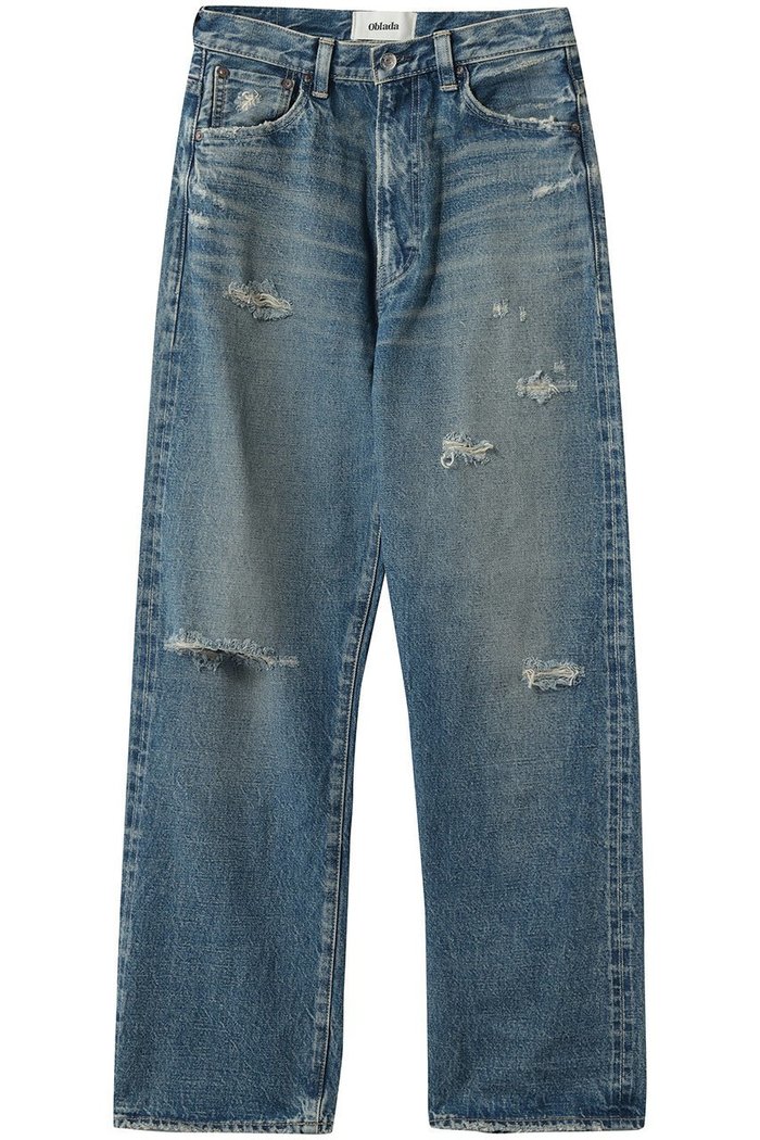 【オブラダ/Oblada】の1938 クラッシュデニムパンツ インテリア・キッズ・メンズ・レディースファッション・服の通販 founy(ファニー) https://founy.com/ ファッション Fashion レディースファッション Fashion for Women パンツ Pants & Trousers デニムパンツ・ジーンズ・美脚デニム Denim Jeans & Pants クラッシュ Distressed, Crashed Style シンプル Simple, Minimal デニム Denim, Jeans Material ワイド Wide, Wide Fit 定番 Standard, Basic Item |ID: prp329100004924846 ipo3291000000036953815