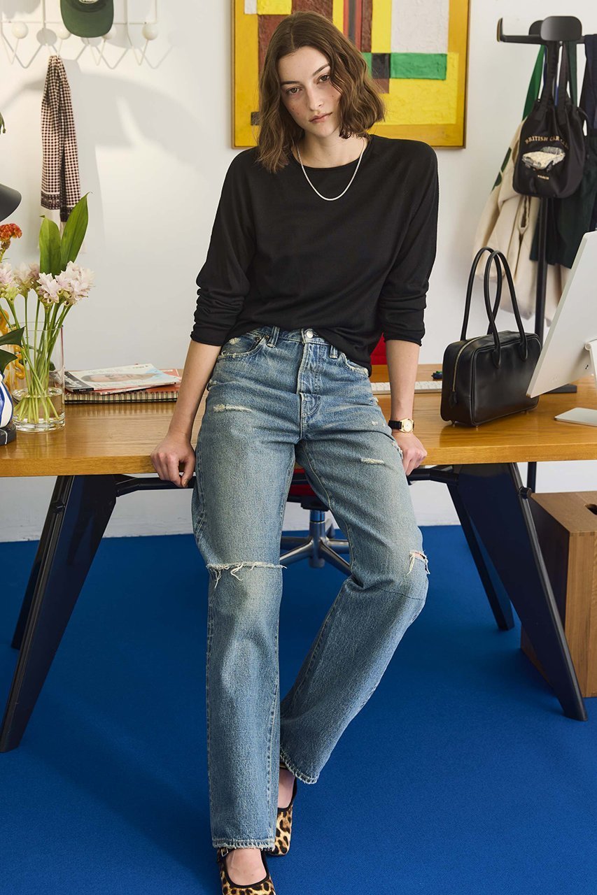 【オブラダ/Oblada】の1938 クラッシュデニムパンツ 人気、トレンドファッション・服の通販 founy(ファニー) 　ファッション　Fashion　レディースファッション　Fashion for Women　パンツ　Pants & Trousers　デニムパンツ・ジーンズ・美脚デニム　Denim Jeans & Pants　クラッシュ　Distressed, Crashed Style　シンプル　Simple, Minimal　デニム　Denim, Jeans Material　ワイド　Wide, Wide Fit　定番　Standard, Basic Item　other-7|ID: prp329100004924846 ipo3291000000036953823