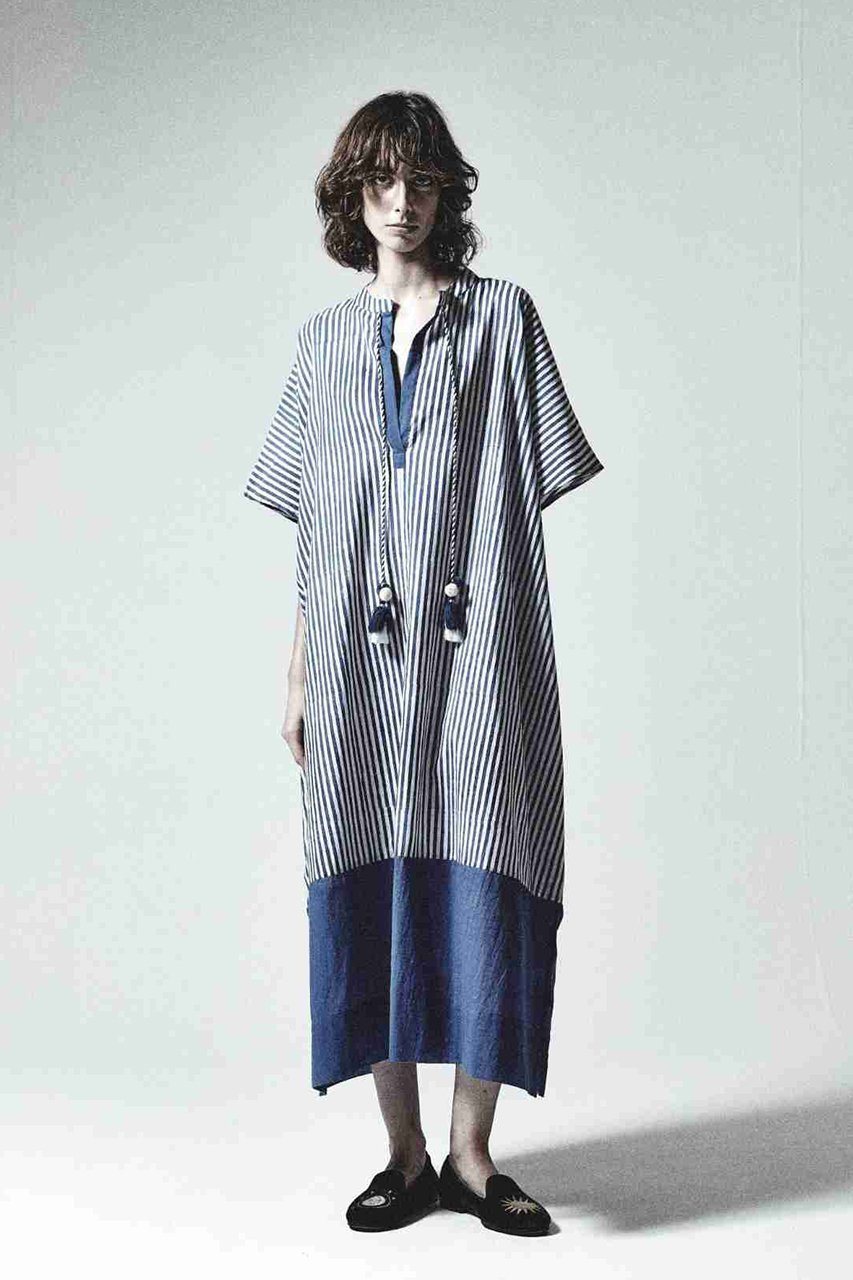 【クチュールドアダム/COUTURE D'ADAM】の【ELLE SHOP 限定】ブロックプリントカフタンドレス 人気、トレンドファッション・服の通販 founy(ファニー) 　ファッション　Fashion　レディースファッション　Fashion for Women　ワンピース　Dresses　フォーマル・パーティードレス・結婚式用ドレス　Elegant & Casual Dresses　チュニック　Tunic Tops & Dresses　インド　Indian Textile　サマー　Summer, Summer Style　チュニック　Tunic, Long Top　ドレス　Dress, One-Piece　ブロック　Block, Solid Block Pattern　プリント　Print, Printed Pattern　ロング　Long, Long-Length　人気　Popular, Best Seller　夏　Summer　other-7|ID: prp329100004924850 ipo3291000000036953850