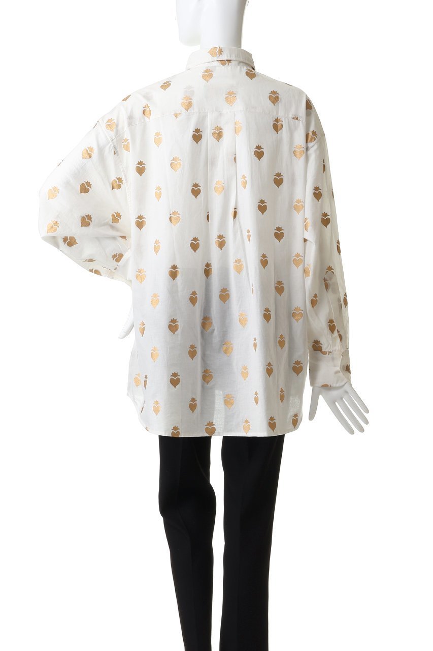 【クチュールドアダム/COUTURE D'ADAM】のストロベリーハートビッグシャツ 人気、トレンドファッション・服の通販 founy(ファニー) 　ファッション　Fashion　レディースファッション　Fashion for Women　トップス・カットソー　Cut & Sew Tops　シャツ・ブラウス・オフィスカジュアル　Elegant Blouses & Button-Ups　インド　Indian Textile　スリーブ　Sleeve, Long Sleeve / Short Sleeve　ビッグ　Big, Oversized　モチーフ　Motif, Design Theme　ロング　Long, Long-Length　エレガント 上品　Elegant　other-4|ID: prp329100004924852 ipo3291000000036953873