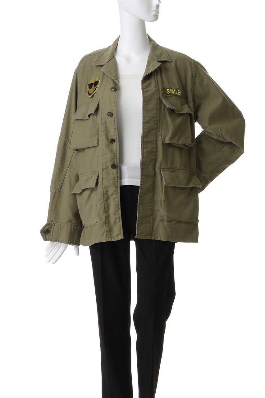 【クチュールドアダム/COUTURE D'ADAM】のスマイリー Old BDU ジャケット 人気、トレンドファッション・服の通販 founy(ファニー) ファッション Fashion レディースファッション Fashion for Women アウター Coat / Outerwear Collection レディースジャケット・軽アウター Jackets クラシック Classic, Timeless Style ジャケット Jacket, Outerwear バランス Balance, Style Balance フェミニン Feminine, Girly フラップ Flap, Flap Pocket フロント Front, Front Design ポケット Pocket, Pocket Detail ミリタリー Military, Army Style ヴィンテージ Vintage Style 人気 Popular, Best Seller other-8|ID: prp329100004924854 ipo3291000000036953910