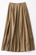 【グッド ピープル グッド ステッチング グッド プロダクト/GOOD PEOPLE GOOD STITCHING GOOD PRODUCT】のフレア ラップ スカート 人気、トレンドファッション・服の通販 founy(ファニー) ファッション Fashion レディースファッション Fashion for Women スカート Skirts ロングスカート Long Skirts / Maxi & Midi Skirts カットソー Cut and Sewn Top ストライプ Stripe, Striped Pattern ダブル Double, Double-Breasted フレア Flare, Flared ラップ Wrap, Wrap Design ロング Long, Long-Length エレガント 上品 Elegant thumbnail ライトブラウン|ID: prp329100004924866 ipo3291000000036953986