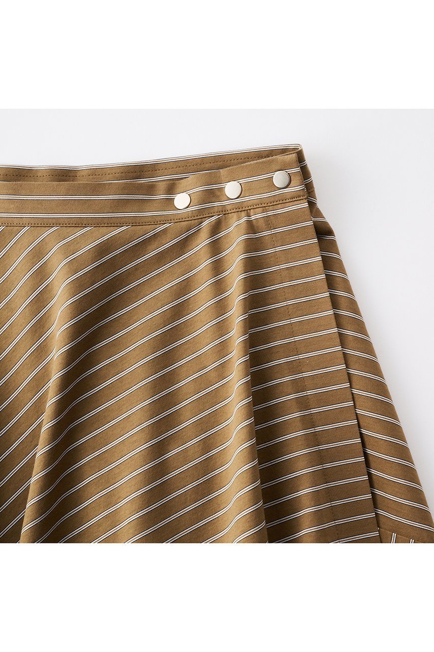 【グッド ピープル グッド ステッチング グッド プロダクト/GOOD PEOPLE GOOD STITCHING GOOD PRODUCT】のフレア ラップ スカート 人気、トレンドファッション・服の通販 founy(ファニー) 　ファッション　Fashion　レディースファッション　Fashion for Women　スカート　Skirts　ロングスカート　Long Skirts / Maxi & Midi Skirts　カットソー　Cut and Sewn Top　ストライプ　Stripe, Striped Pattern　ダブル　Double, Double-Breasted　フレア　Flare, Flared　ラップ　Wrap, Wrap Design　ロング　Long, Long-Length　エレガント 上品　Elegant　other-2|ID: prp329100004924866 ipo3291000000036953988