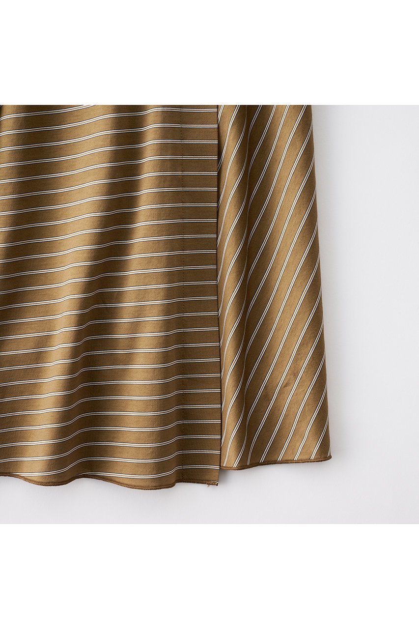 【グッド ピープル グッド ステッチング グッド プロダクト/GOOD PEOPLE GOOD STITCHING GOOD PRODUCT】のフレア ラップ スカート 人気、トレンドファッション・服の通販 founy(ファニー) 　ファッション　Fashion　レディースファッション　Fashion for Women　スカート　Skirts　ロングスカート　Long Skirts / Maxi & Midi Skirts　カットソー　Cut and Sewn Top　ストライプ　Stripe, Striped Pattern　ダブル　Double, Double-Breasted　フレア　Flare, Flared　ラップ　Wrap, Wrap Design　ロング　Long, Long-Length　エレガント 上品　Elegant　other-4|ID: prp329100004924866 ipo3291000000036953991