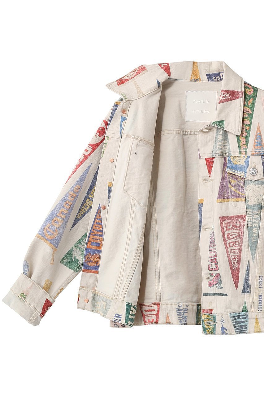 【マザー/MOTHER】のTHE BRUISER フラッグプリントジャケット (PER) 人気、トレンドファッション・服の通販 founy(ファニー) 　ファッション　Fashion　レディースファッション　Fashion for Women　アウター　Coat / Outerwear Collection　レディースジャケット・軽アウター　Jackets　ジャケット　Jacket, Outerwear　バランス　Balance, Style Balance　フレア　Flare, Flared　プリント　Print, Printed Pattern　モダン　Modern, Contemporary　ワイド　Wide, Wide Fit　other-6|ID: prp329100004924878 ipo3291000000036954075