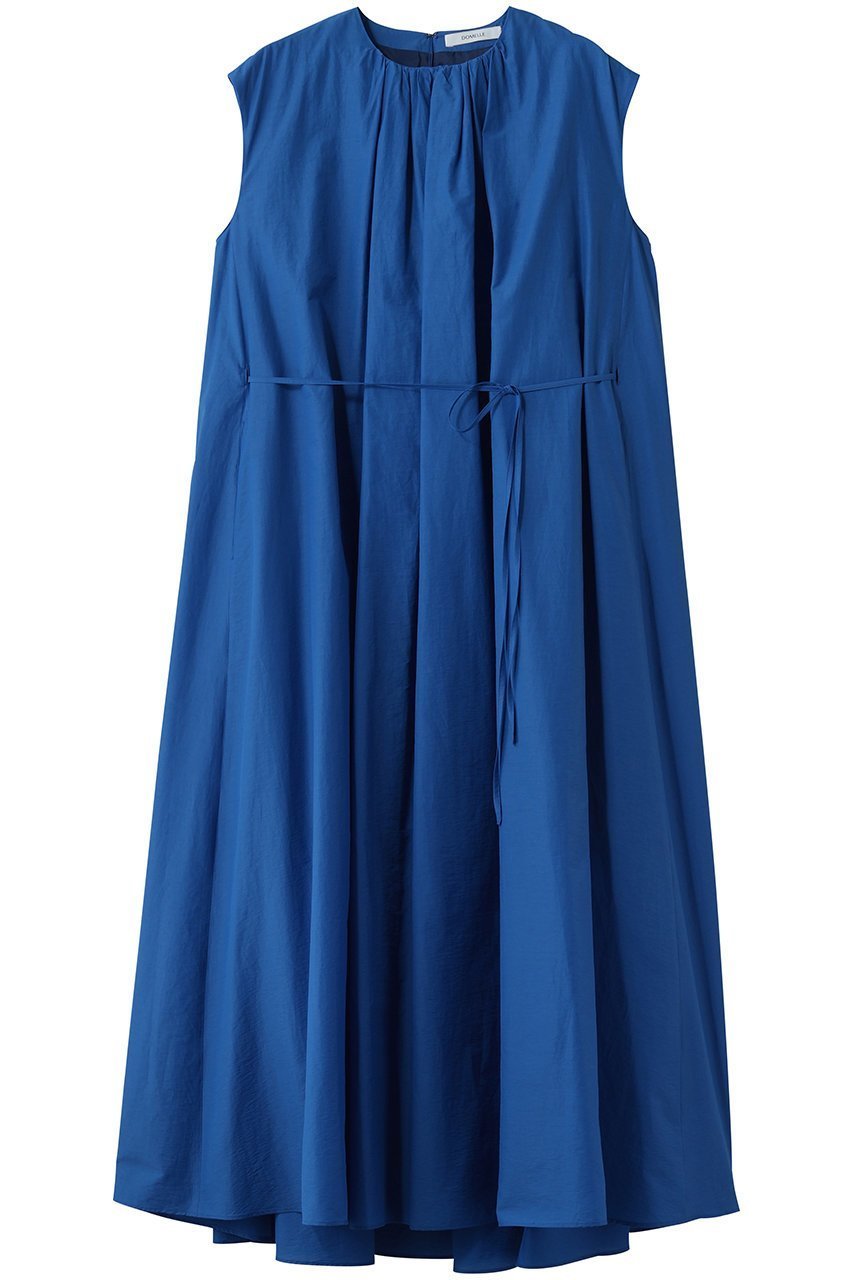 【ドメル/DOMELLE】のコットン ナイロン タフタ ドレス 人気、トレンドファッション・服の通販 founy(ファニー) 　ファッション　Fashion　レディースファッション　Fashion for Women　ワンピース　Dresses　フォーマル・パーティードレス・結婚式用ドレス　Elegant & Casual Dresses　チュニック　Tunic Tops & Dresses　ギャザー　Gathered, Ruffled　スリット　Slit, Slit Detail　タフタ　Taffeta, Structured Fabric　チュニック　Tunic, Long Top　ドレス　Dress, One-Piece　バランス　Balance, Style Balance　フロント　Front, Front Design　リボン　Ribbon, Bow　ロング　Long, Long-Length　 other-1|ID: prp329100004924886 ipo3291000000036954132