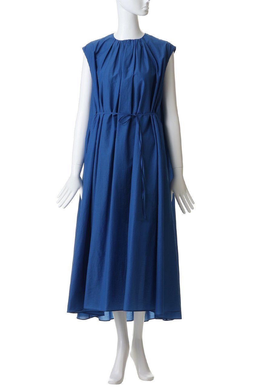 【ドメル/DOMELLE】のコットン ナイロン タフタ ドレス 人気、トレンドファッション・服の通販 founy(ファニー) 　ファッション　Fashion　レディースファッション　Fashion for Women　ワンピース　Dresses　フォーマル・パーティードレス・結婚式用ドレス　Elegant & Casual Dresses　チュニック　Tunic Tops & Dresses　ギャザー　Gathered, Ruffled　スリット　Slit, Slit Detail　タフタ　Taffeta, Structured Fabric　チュニック　Tunic, Long Top　ドレス　Dress, One-Piece　バランス　Balance, Style Balance　フロント　Front, Front Design　リボン　Ribbon, Bow　ロング　Long, Long-Length　other-2|ID: prp329100004924886 ipo3291000000036954134